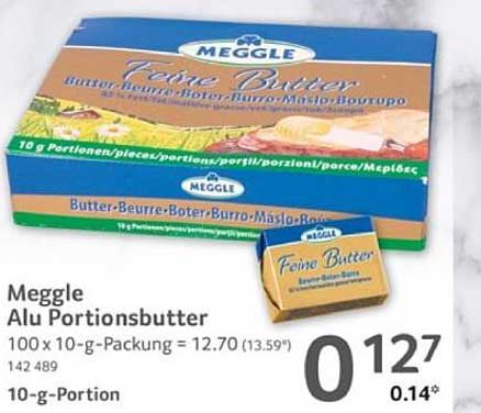 Meggle Alu Portionsbutter