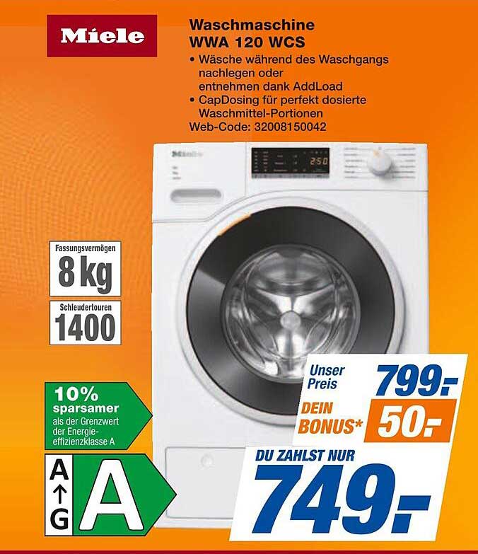 Miele Waschmaschine WWA 120 WCS