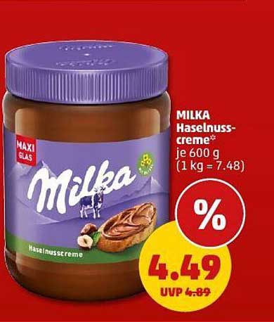MILKA Haselnusscreme 600g