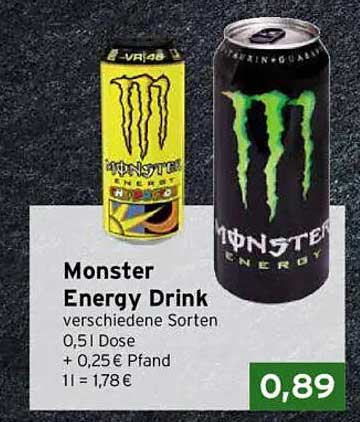 Monster Energy Drink 0,5l Dose