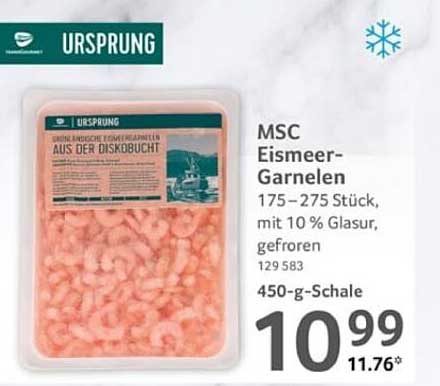 MSC Eismeer-Garnelen 450-g-Schale