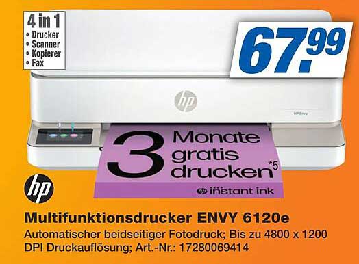 Multifunktionsdrucker ENvy 6120e