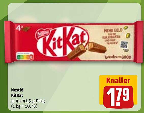 Nestlé KitKat 4 x 41,5 g-Pckg.