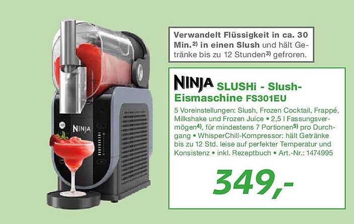 NINJA SLUSHi - Slush-Eismaschine FS301EU
