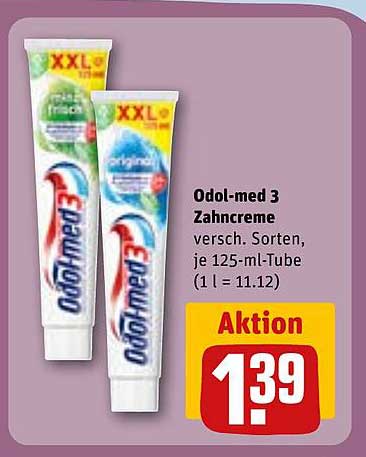 Odol-med 3 Zahnpasta 125 ml - Aktion