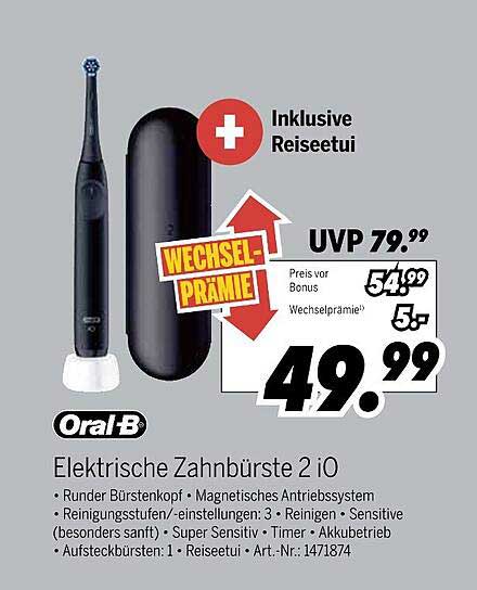 Oral-B Elektrische Zahnbürste 2 iO