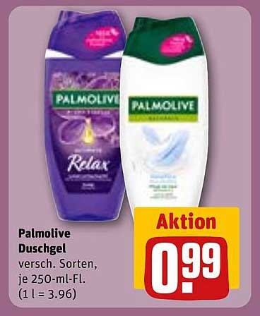 Palmolive Duschgel, verschiedene Sorten, je 250-ml-Fl.