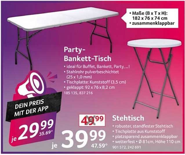 Party-Bankett-Tisch