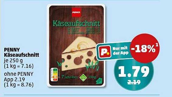 PENNY Käseaufschnitt 250 g