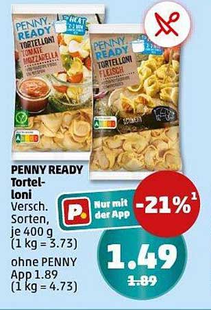 PENNY READY Torteloni 400 g - Verschiedene Sorten