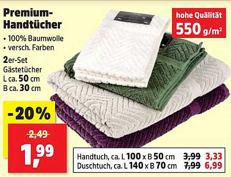 Premium-Handtücher 2er-Set - Hohe Qualität zum besten Preis