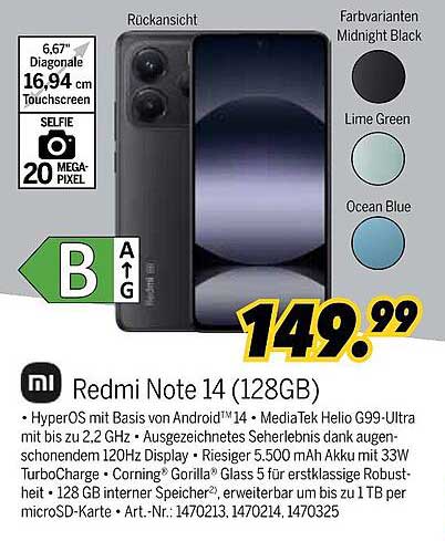Redmi Note 14 (128GB)