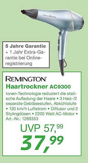 Remington Haartrockner AC9300