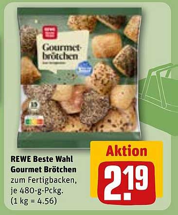 REWE Beste Wahl Gourmet Brötchen zum Fertigbacken – Aktion!