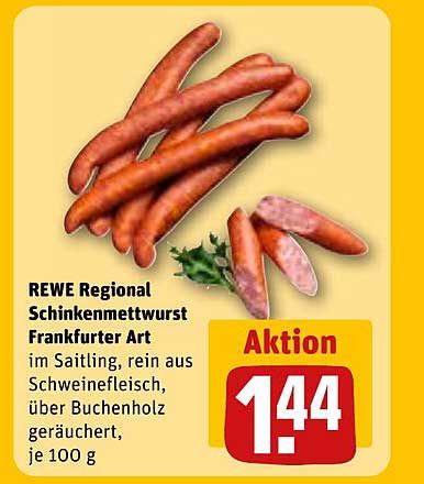 REWE Regional Schinkenmettwurst Frankfurter Art