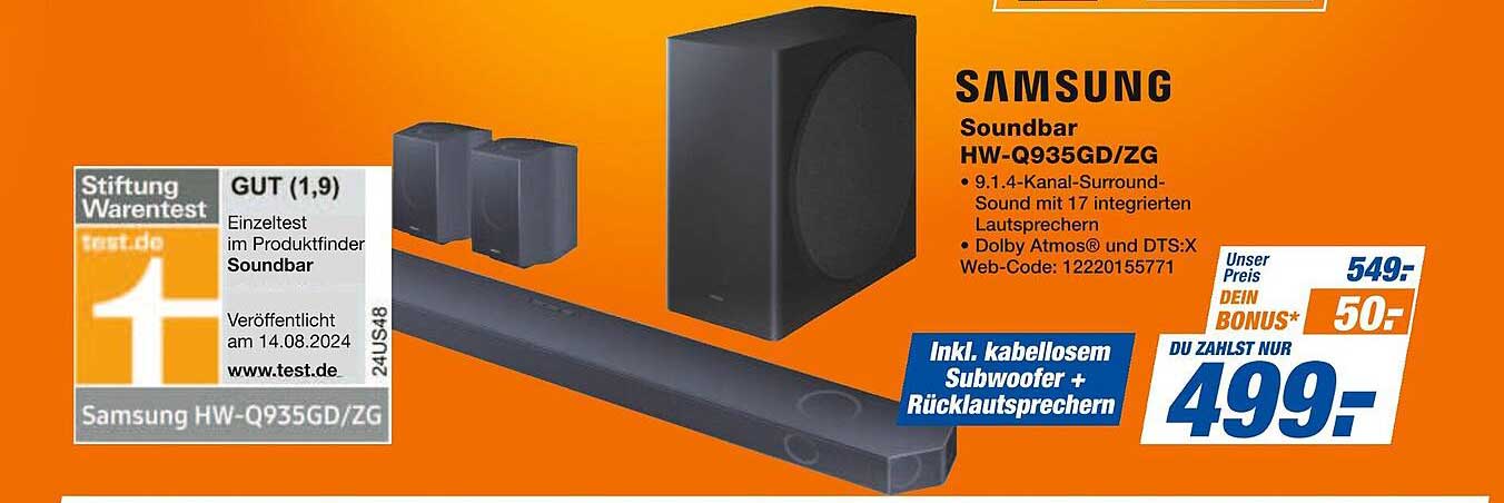Samsung Soundbar HW-Q935GD/ZG