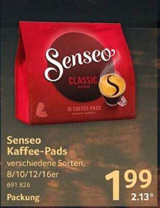 Senseo Kaffee-Pads - verschiedene Sorten