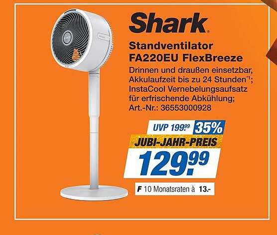 Shark Standventilator FA220EU FlexBreeze