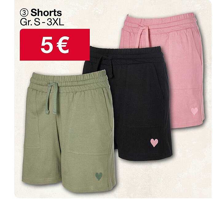 Shorts Gr. S - 3XL für nur 5 €