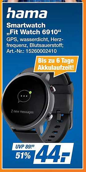Smartwatch „Fit Watch 6910“ von Hama