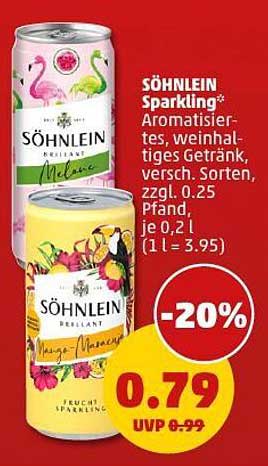 SÖHNLEIN Sparkling - Erfrischender Genuss für heiße Tage