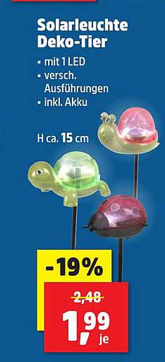 Solarleuchte Deko-Tier