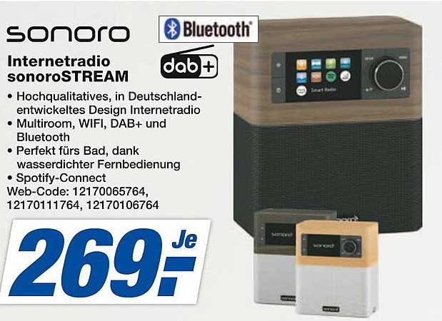 sonoro Internetradio sonoroSTREAM