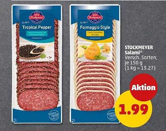 STOCKMEYER Salami, verschiedene Sorten, je 150 g