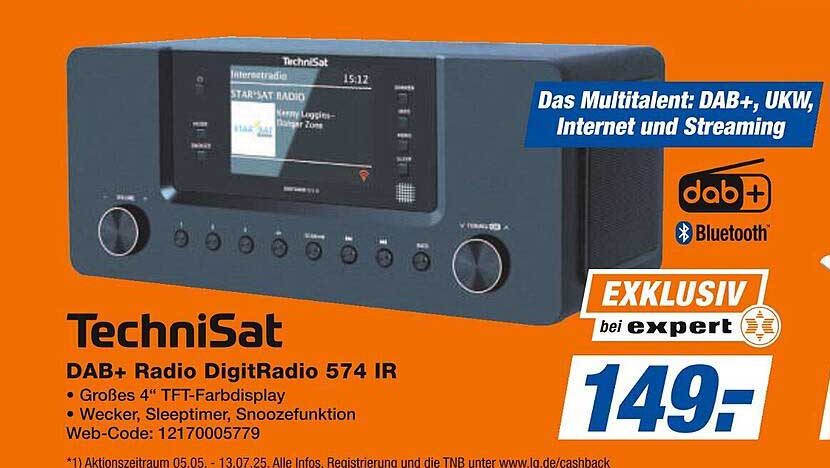 TechniSat DAB+ Radio DigitRadio 574 IR