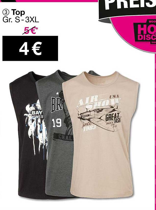 Top in verschiedenen Größen S-3XL