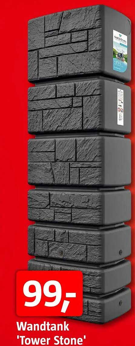 Wandtank 'Tower Stone'