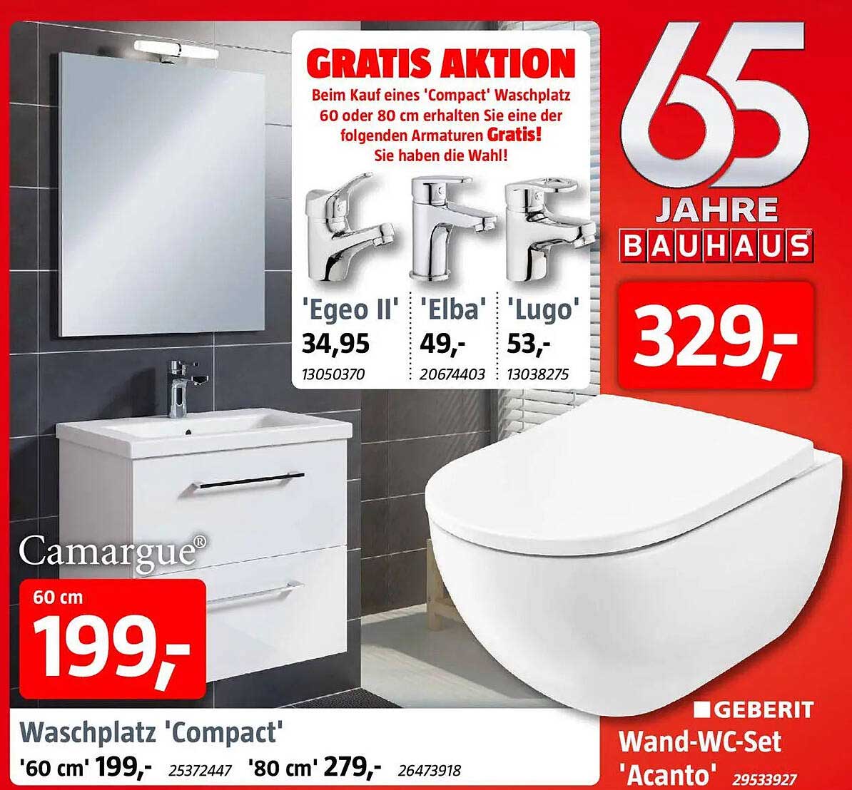 Waschplatz 'Compact' 60 cm