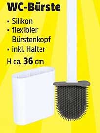 WC-B Bürste - Silikon mit Halter