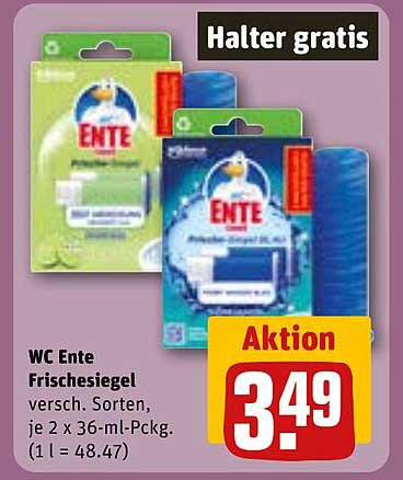 WC Ente Frischsiegel - Frischhaltegel für Ihr Bad