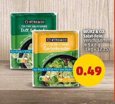 WÜRFZ & CO. Salat-Fein - Fix für Salatsauce, Versch. Sorten