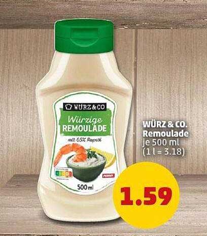 WÜRZ & CO. Remoulade je 500 ml