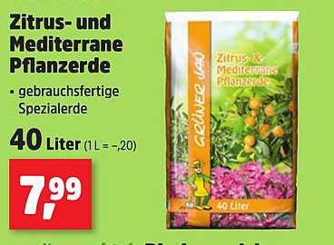 Zitrus- und Mediterrane Pflanzerde