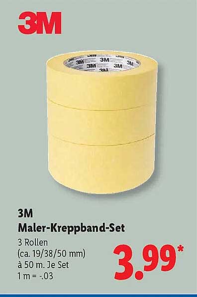 3M Maler-Kreppband-Set