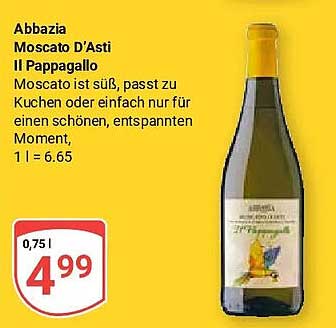 Abbazia Moscato D'Asti Il Pappagallo
