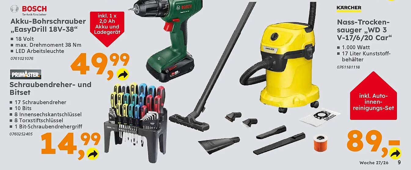 Akku-Bohrschrauber „EasyDrill 18V-38“