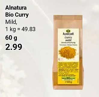 Alnatura Bio Curry Mild, 1 kg = 49.83 60 g