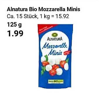 Alnatura Bio Mozzarella Minis