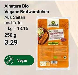 Alnatura Bio Vegane Bratwürstchen