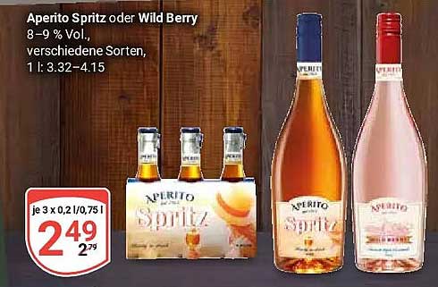 Aperito Spritz oder Wild Berry