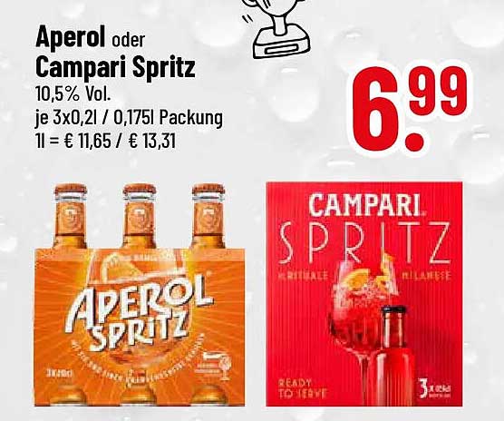 Aperol oder Campari Spritz