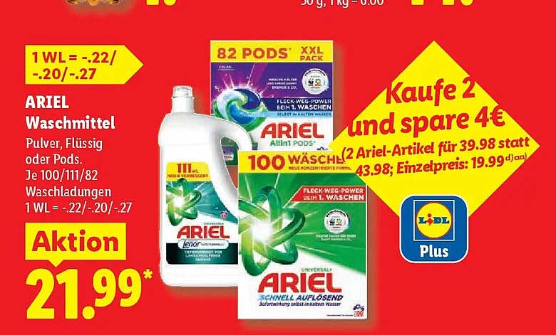 ARIEL Waschmittel