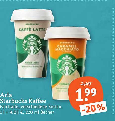 Arla Starbucks Kaffee