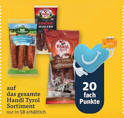 auf das gesamte Handl Tyrol Sortiment
