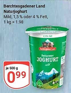 Berchtesgadener Land Naturjoghurt
