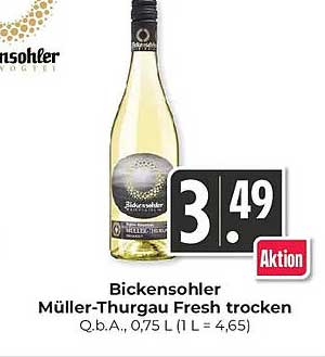 Bickensohler Müller-Thurgau Fresh trocken
